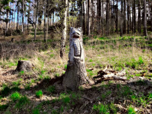 Holzsägekunst Runde von Knobelsdorf