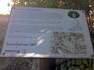 Infotafel über Sanspareil